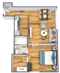 Prentis Independent Living Apartments - One Bedroom