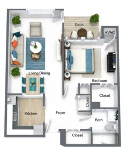 Hechtman II Independent Living - One Bedroom