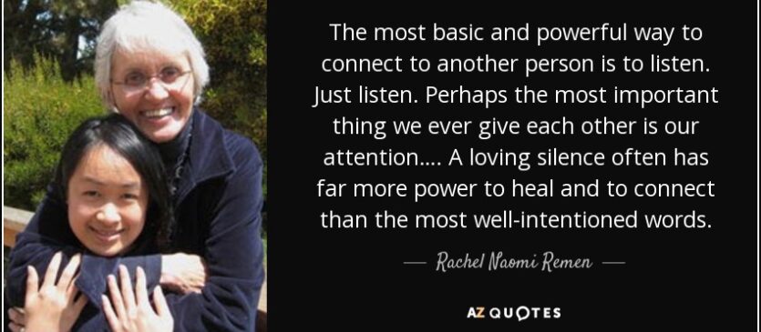 Rachel Naomi Remen M.D. quote