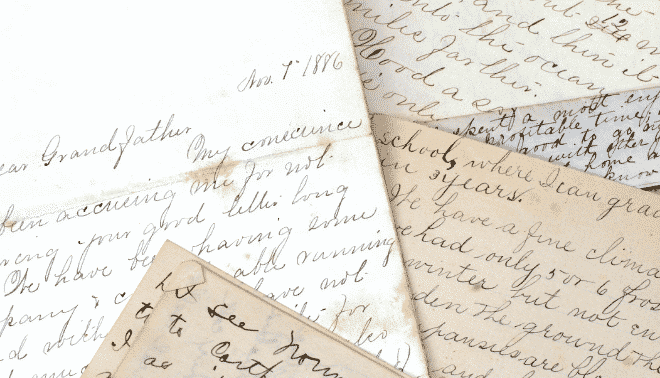 LETTERS FROM THE PAST